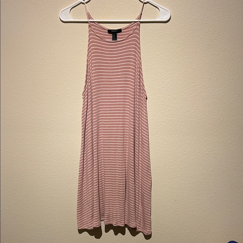 Forever 21 Pink Striped dress